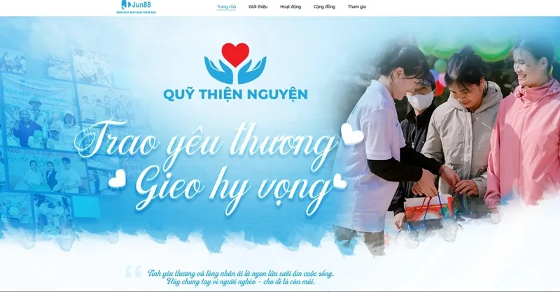 jun882 thiện nguyện